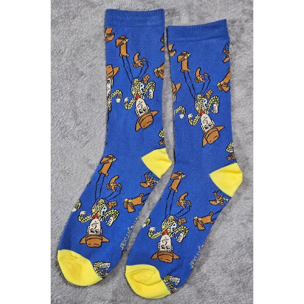 New without Tags Disney Pixar Toy Story crew socks featuring Woody